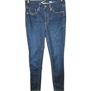 Seven7 Women's High Rise Skinny Jeans Dark Wash Size 6
